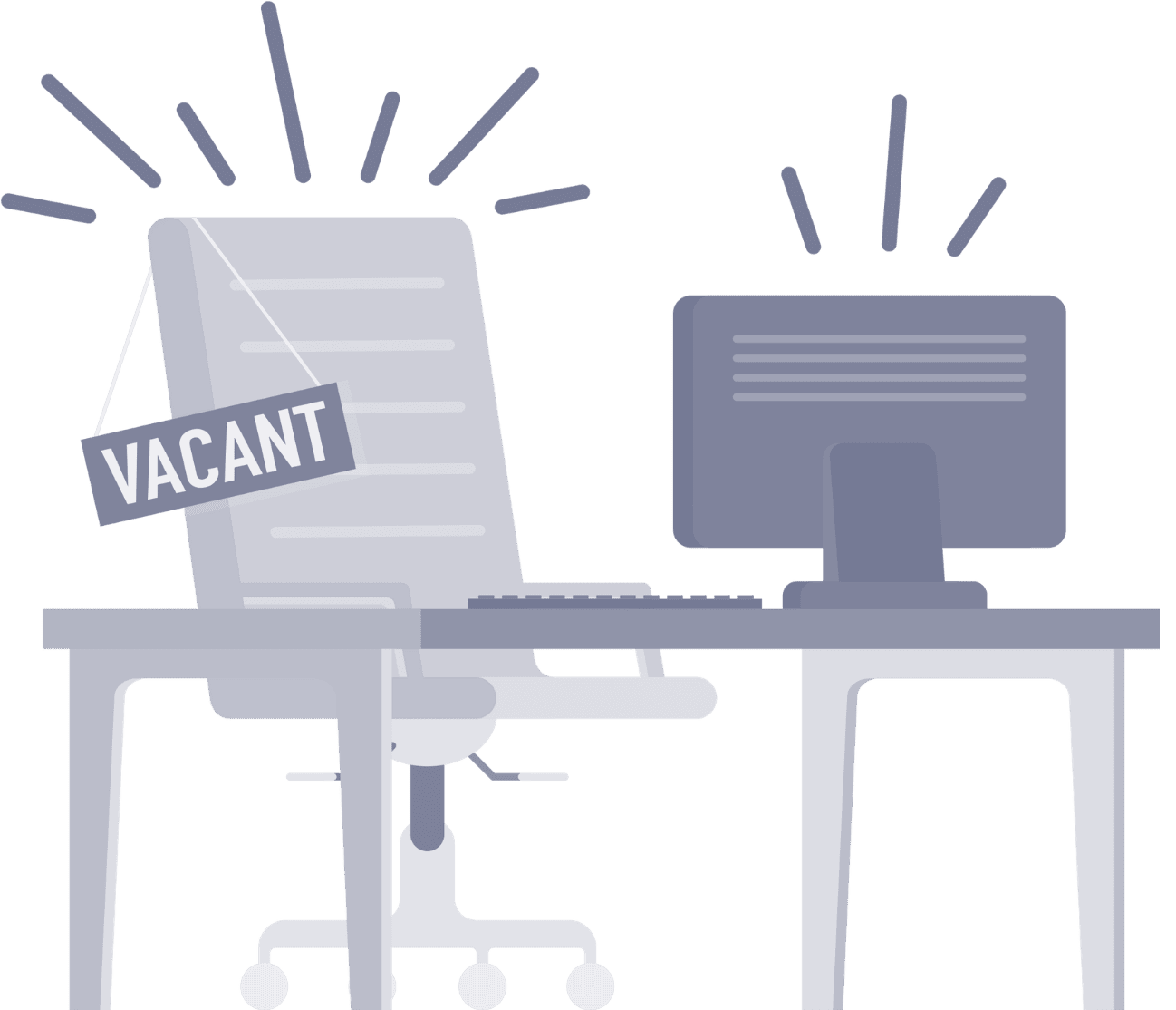 no vacant position